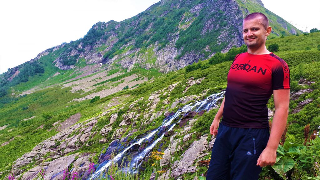 Водопад Медвежий. Большой абхазский Кавказ